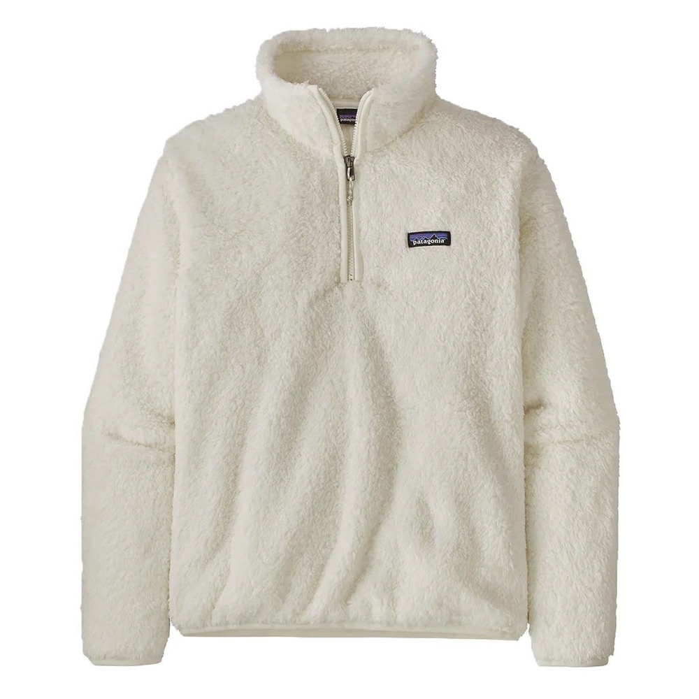 Patagonia Los Gatos Fleece Jacket Birch White Girls Large 12‎ New Without Tags